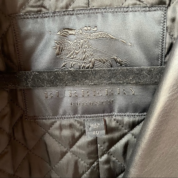 Burberry Prorsum Leather Moto Jacket Black - Picture 7 of 7